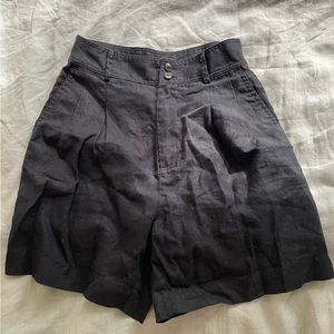 Madewell high waisted linen pants